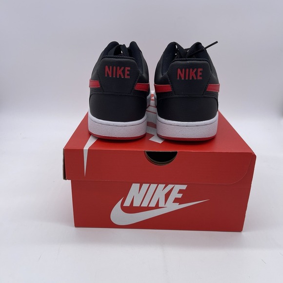 Nike COURT VISION LO NN Shoes Mens 11.5 Black University Red White FJ0685‎ 010